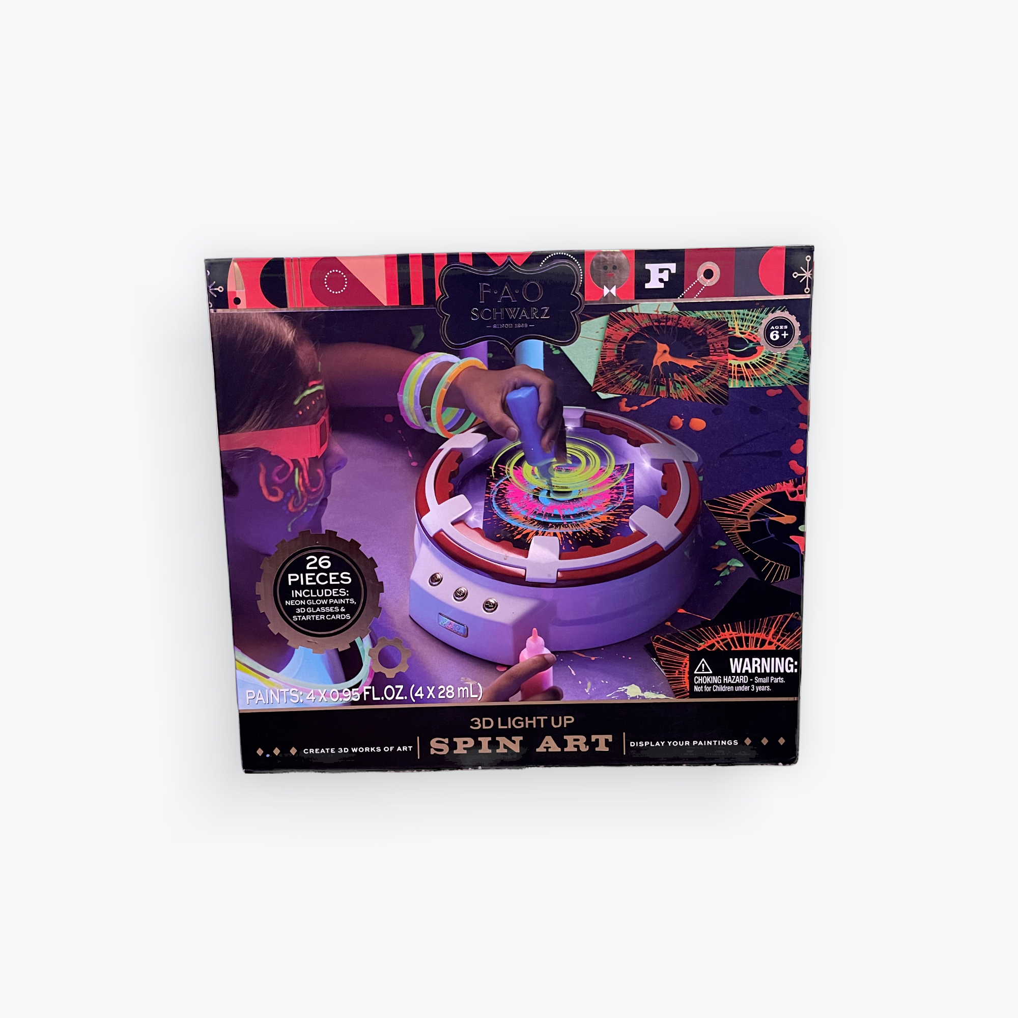 FAO Schwarz 3D Light Up Spin Art Kit